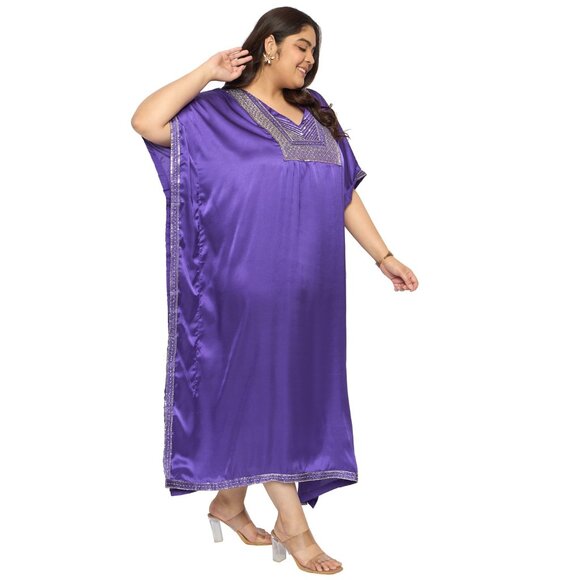 Gypsie Blu Women Wedding Gown Kaftan Dress Stylish Maxi Mumu Dresses for Girls - Picture 5 of 8